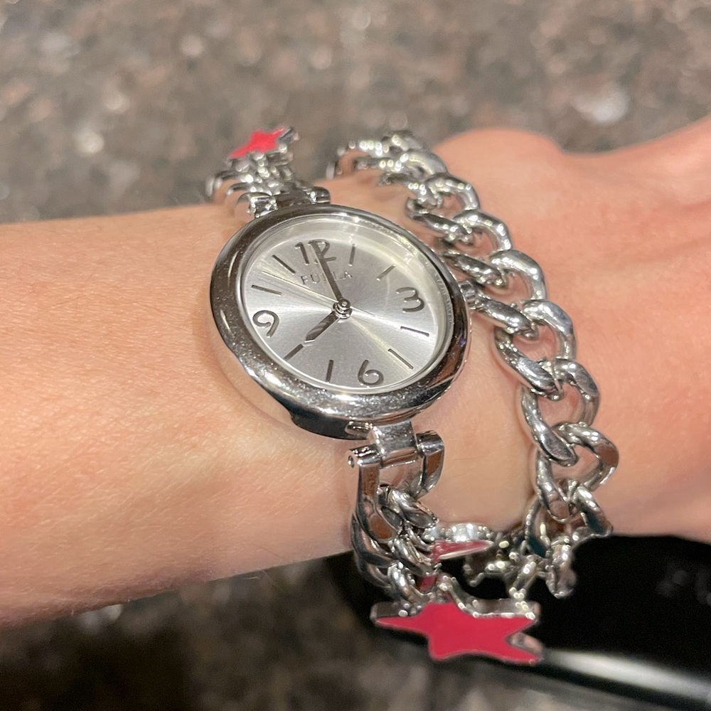 Furla charm braclet watch